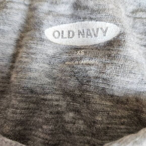 Old Navy XS llama alpaca outer space astronaut basic grey comfy pullover tee shi - Picture 3 of 5
